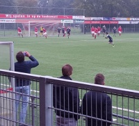 Spelmoment uit de wedstrijd